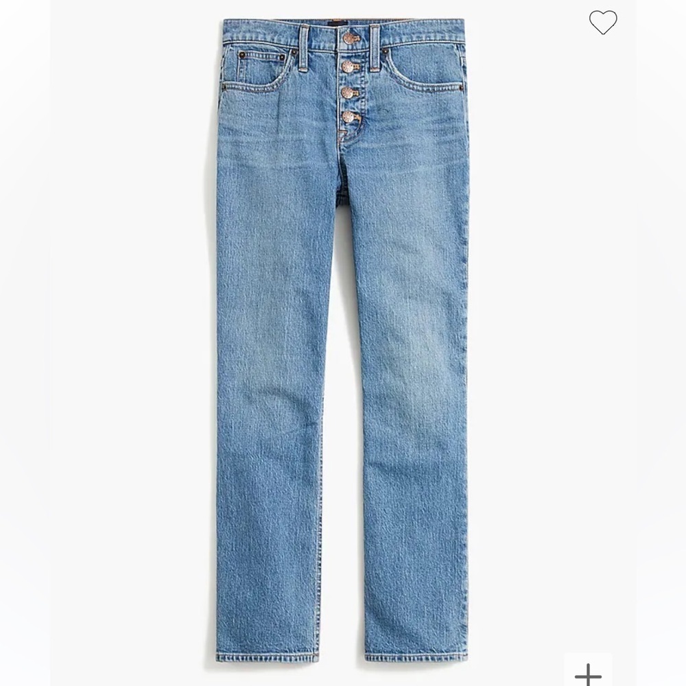J. Crew Factory Mid Rise Flare Crop Jeans All Day Stretch Size 30 S2